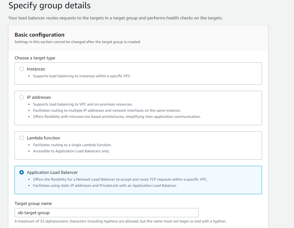AWS beanstalk PrivateLink 未連接