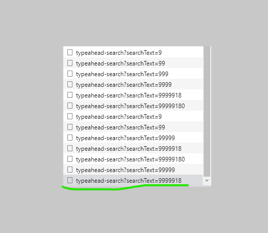 用戶在 typeahead 輸入框中輸入很長的數字很慢，onSearch 無法使用 react-bootstrap-typeahead 版本 5.2.1 獲取完整的數字