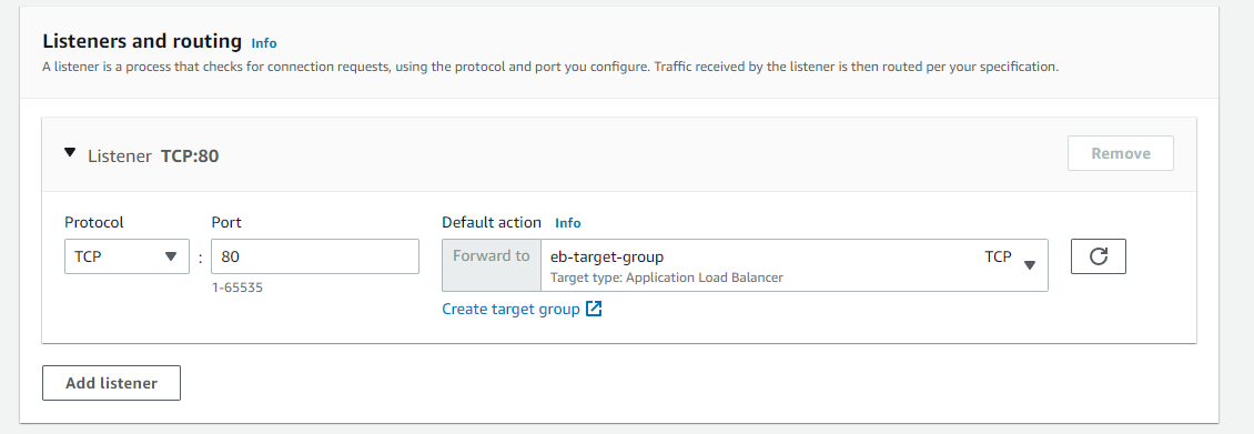 AWS beanstalk PrivateLink 未連接