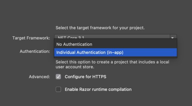 ASP.NET 中內置身份驗證的控制器和視圖在哪里？