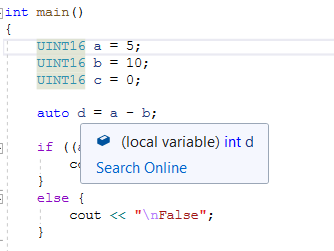 Visual Studio C   對 UINT16 和 UINT32 的比較結果不同