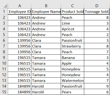 另一個作業表中的 Excel Vlookup 列