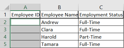 另一個作業表中的 Excel Vlookup 列