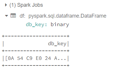 如何將此pyspark二進制列轉換為字串？