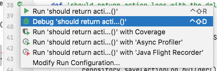 有時不提供在 IntelliJ Idea 2021.2.3（終極版）中運行單個測驗