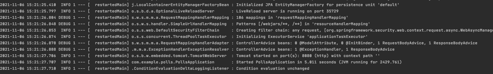 Spring Boot docker autoreload 使用 devtools