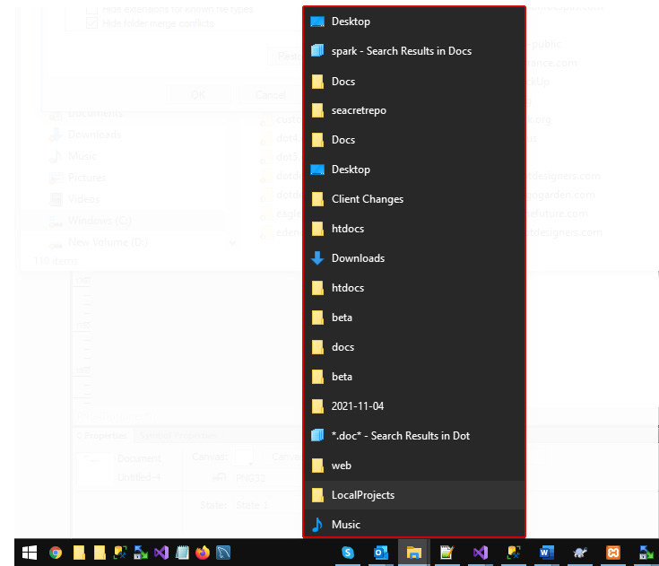 如何在 Windows 10 上的分組目錄的任務欄上顯示完整目錄名稱