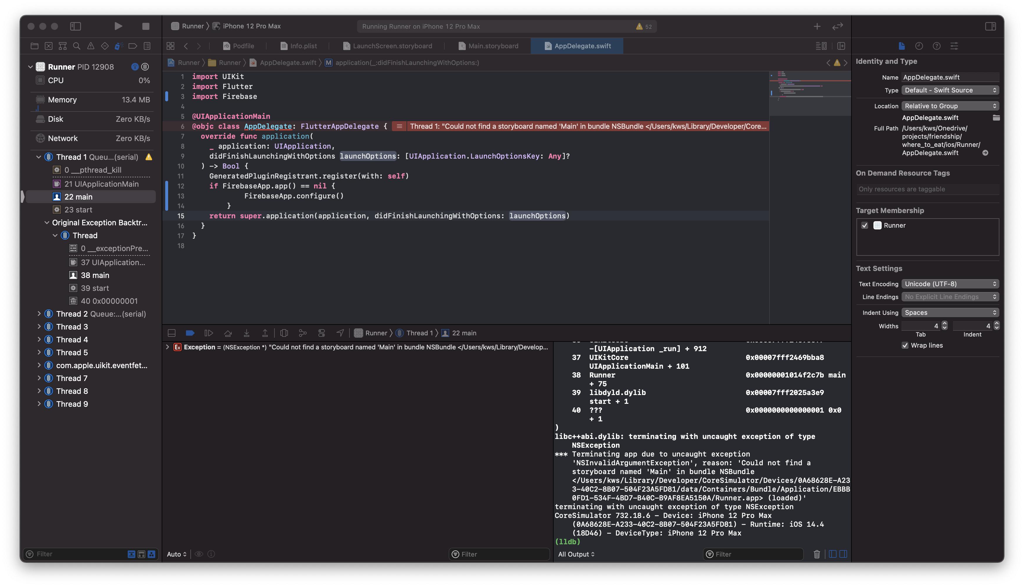 在 iPhone 模擬器上運行的 flutter 停留在“Xcode 構建完成”上。（它在android模擬器中運行良好）