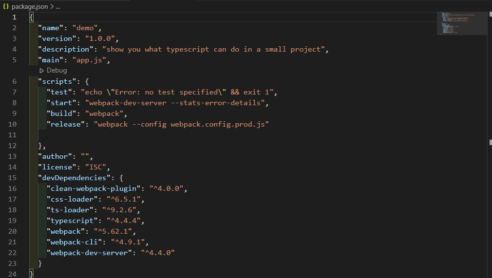 嘗試使用空的 ts 專案初始化 webpack 時出錯