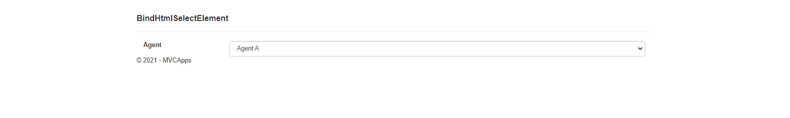如何使用物體框架或 MVC 專案系結 HTML 選擇元素?