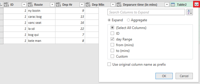 Power Query 條件聯接