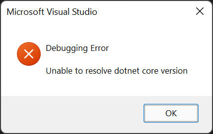 Visual Studio 2022 無法在 docker 上啟動應用程式