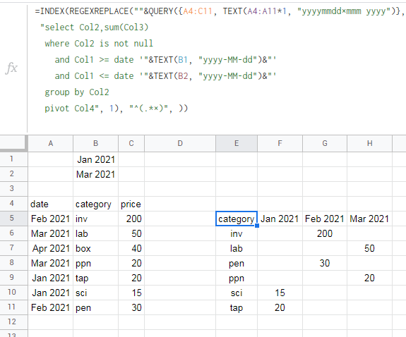 如何使用日期過濾器更改 Google Sheets 查詢資料透視表中的日期格式？