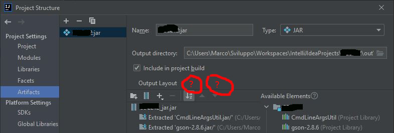 Intellij IDEA“專案結構->工件”:缺少預處理和后處理