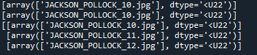 如何將numpy模塊的ndarray物件轉換為python中的字串