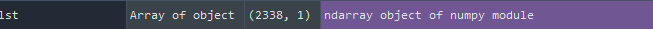 如何將numpy模塊的ndarray物件轉換為python中的字串