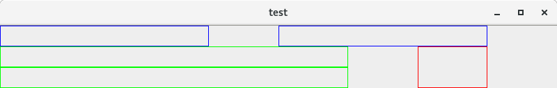 如何獲得 GridBagLayout 來排列列寬？
