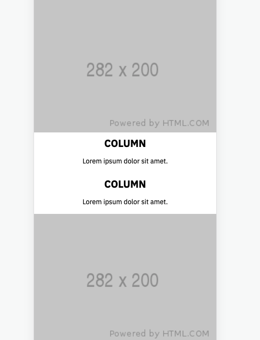 HTML EMAIL - 反轉全寬表格列