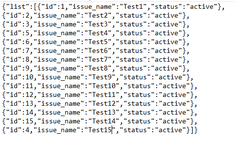 如何將 json 資料從 db 顯示為表格格式