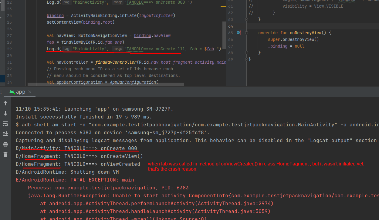 如何根據 Kotlin 中選擇的片段顯示/隱藏 FloatingActionButton？