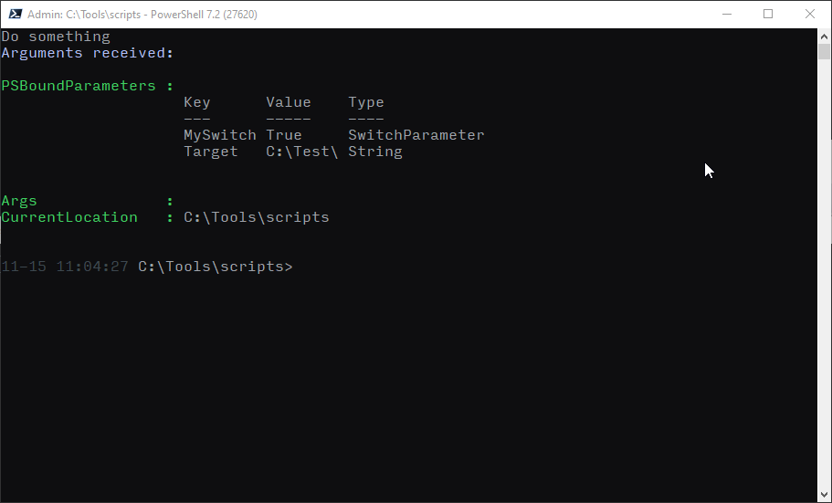 無法通過注冊表正確呼叫 Powershell 腳本。找不到接受引數“$null”的位置引數