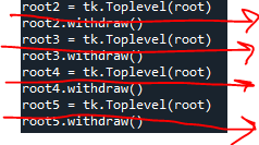 為什么當我重新打開它們時我的按鈕會重復（python tkinter）