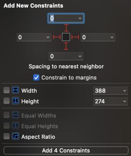 Swift Autolayout:如何設定相同的距離約束