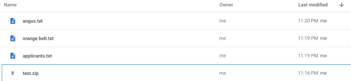 Google Apps 腳本解壓檔案 - 問題