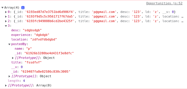 型別錯誤：無法讀取未定義的屬性（讀取“名稱”）reactjs