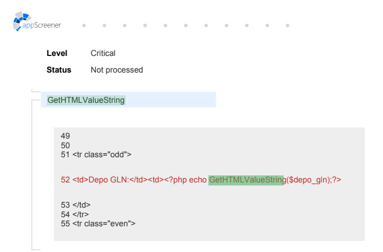 PHP 安全測驗為我提供了 GetHTMLValueString 的嚴重反射 XSS 警告,我該如何解決?