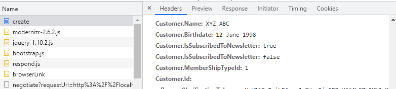 即使發送了請求，ASP.NET MVC 表單資料也不會保存到資料庫中