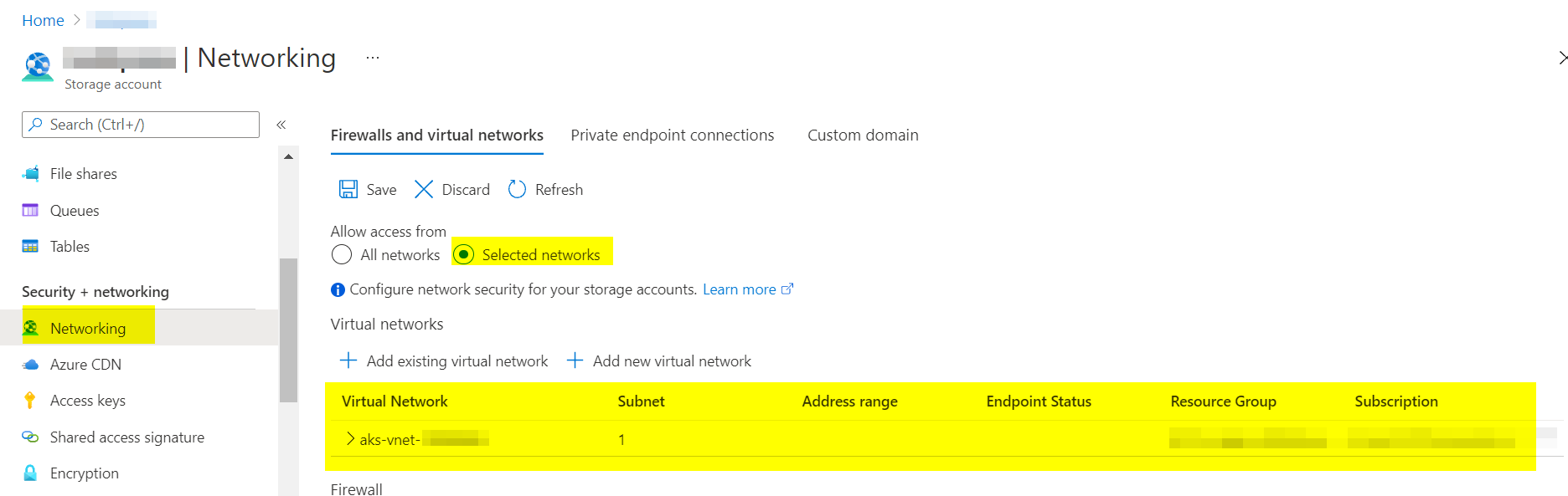 Azure Kubernetes 服務部署的應用程式拋出 com.microsoft.azure.storage.StorageException：此請求無權執行此操作