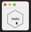 我想在 Java Swing 中用 JButtons 制作一個六邊形表