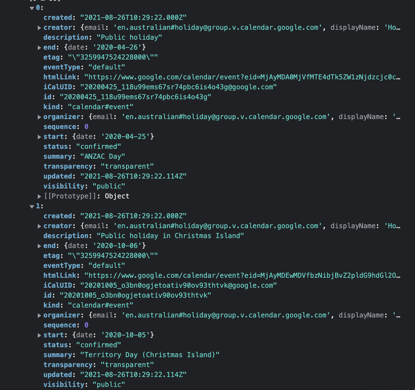 在react js中從api呼叫創建新的物件陣列