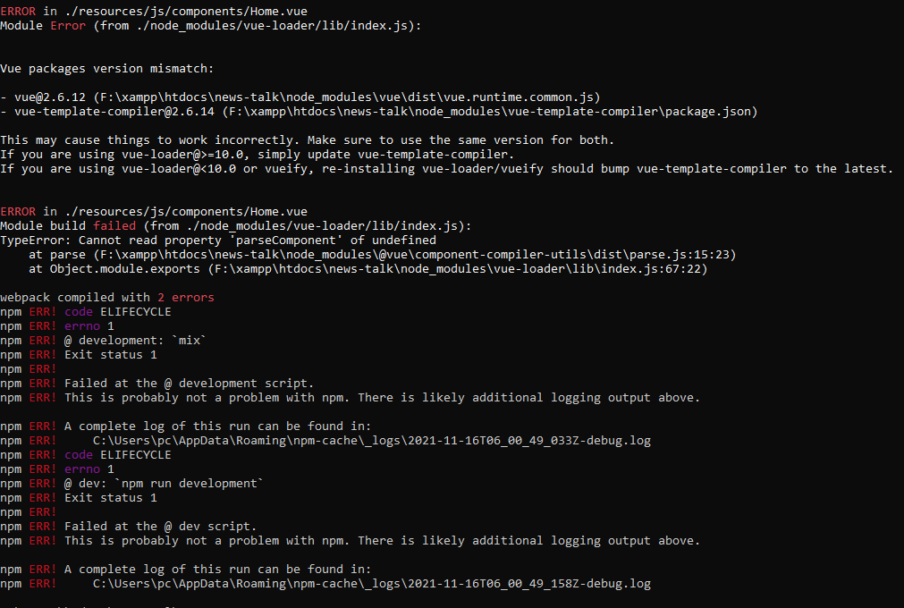 為什么在使用 laravel vue 的桌面通知中出現錯誤“Uncaught ReferenceError: Vue is not defined”？