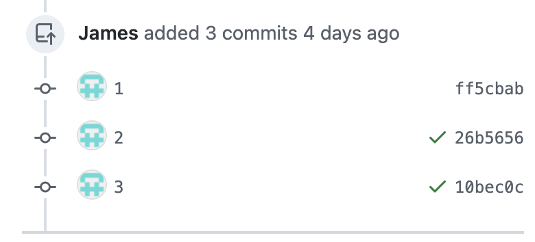 Git 簽出到指定的提交不會忽略以前的提交？