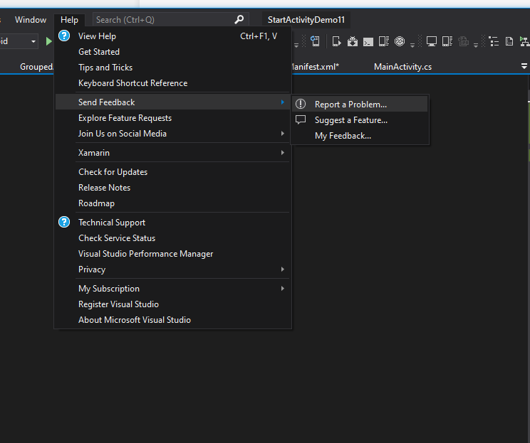 Android 設備未出現在 xamarin 專案中
