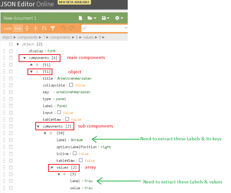 使用 VBA 決議 JSON 物件和集合