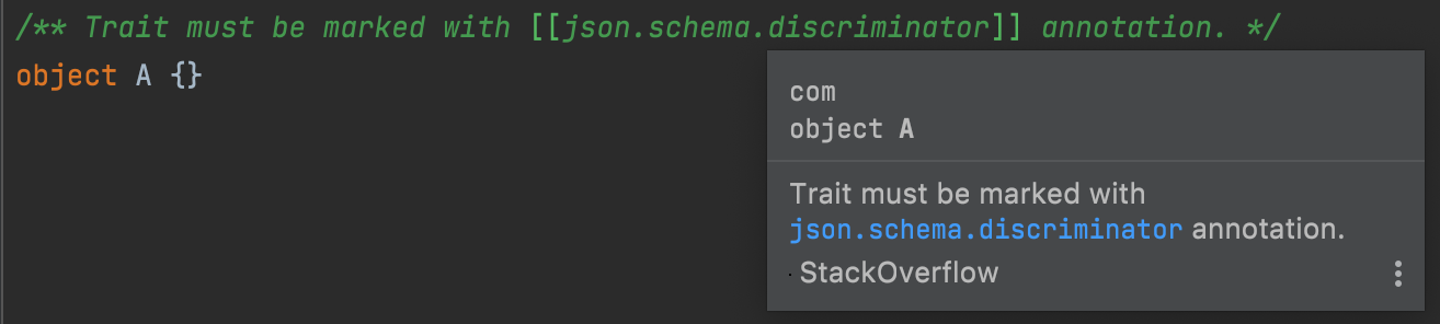 在 ScalaDoc 中鏈接 Scala 注釋