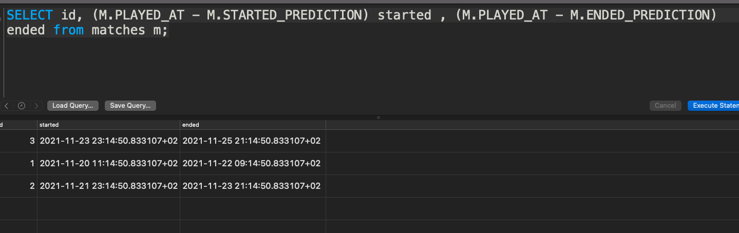 Postgres 查詢在應該有有效資料的地方不回傳任何內容