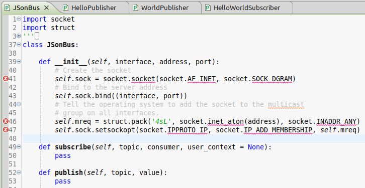 PyDev 說來自匯入的未定義變數：AF_INET