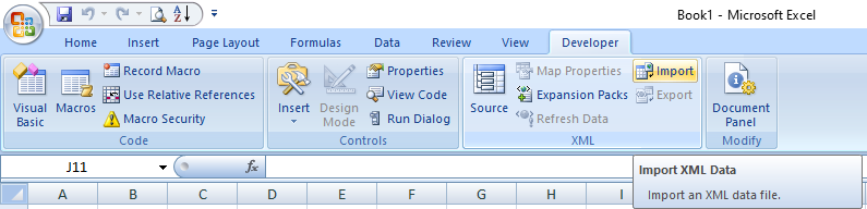 如何通過 VBA (MS Excel) 從匯入的 XML 中洗掉標簽？