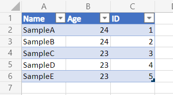 在 Logic App 中從 Excel 作業表中讀取行