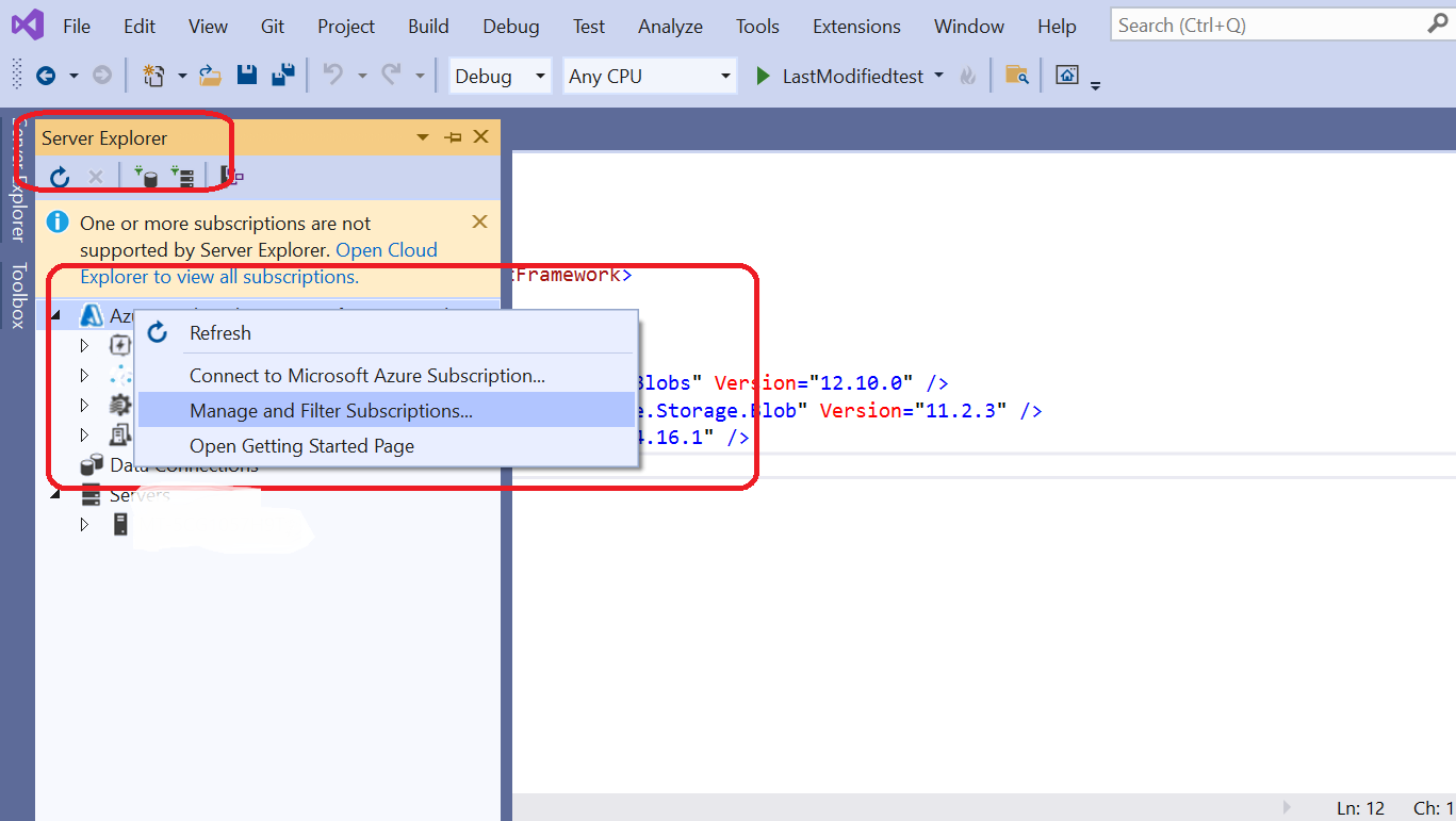 如何將 Visual Studio 中的 Key Vault 帳戶更改為連接服務