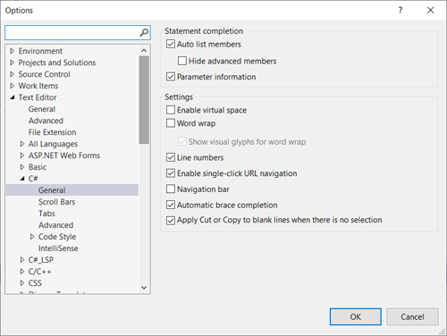 Visual Studio - 在選項卡下隱藏下拉選單