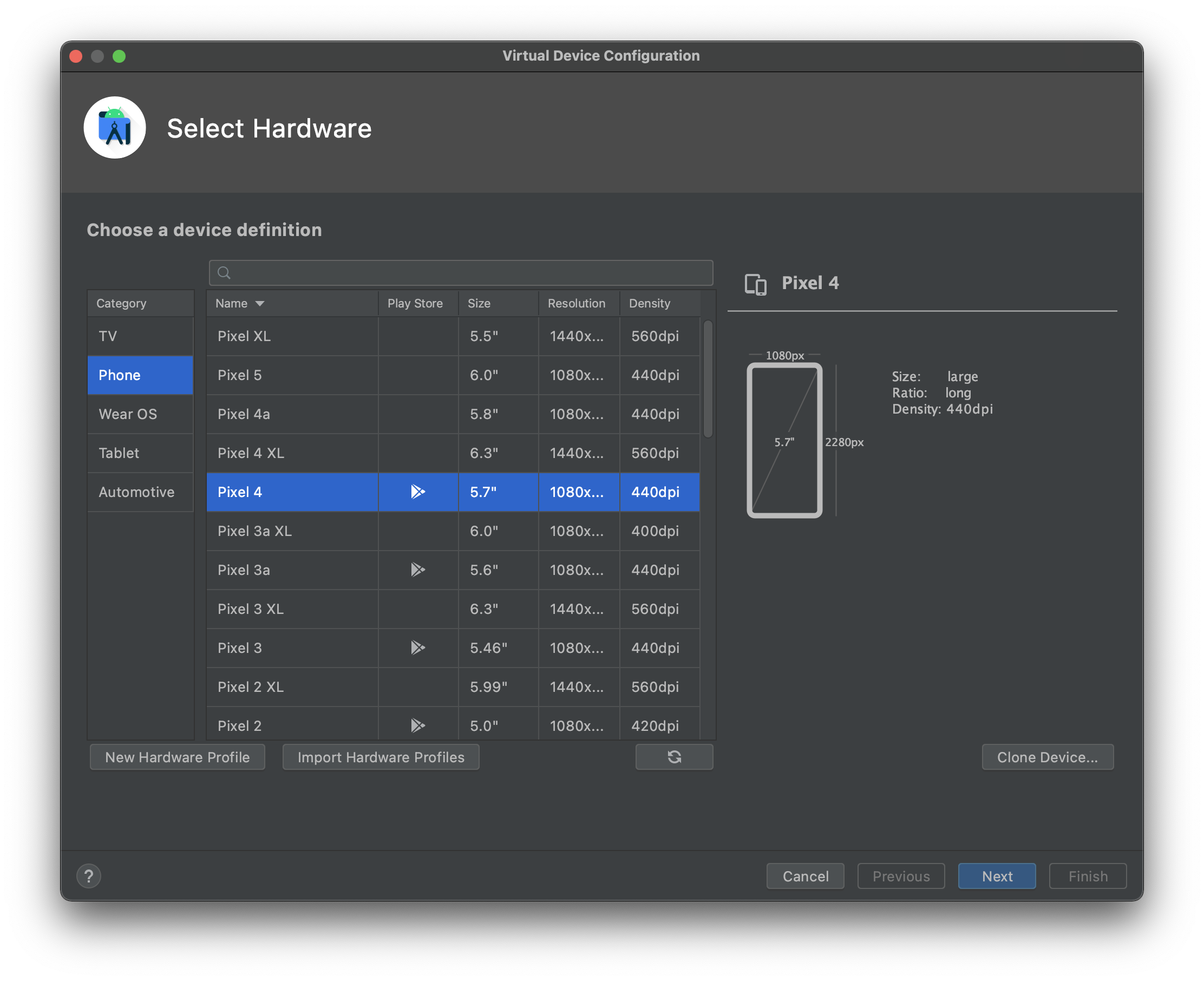 Android Studio - Android 12 / API 31 模擬器中缺少 Google Play 商店應用程式