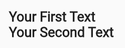 Flutter：在 Text Widget 中添加新行