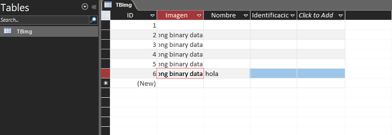 嘗試使用 VB.net 從 Acces 資料庫訪問圖片檔案時，沒有為一個或多個必需引數指定值