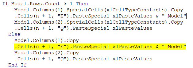 Excel VBA - 粘貼后添加單詞