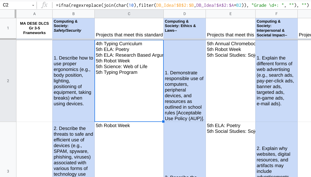 Google Sheets 檢測文本并連接或連接